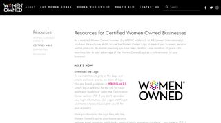 
Certified WBEs — Women Owned  
