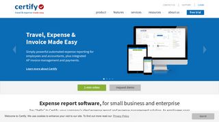 
                            2. Certify - Travel and Expense Report Management Software - Www Certify Com Login