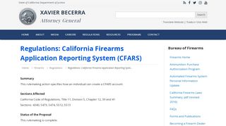 
                            3. CFARS - California Department of Justice - Cfars Login