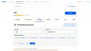 
CFI Employee Reviews - Indeed
