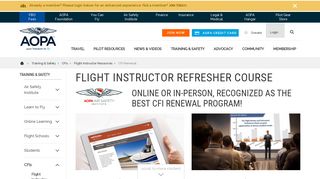 
                            1. CFI Renewal - AOPA - Jeppesen Cfi Renewal Online Portal