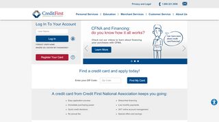 
CFNA: Credit First National Association  
