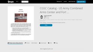 
                            2. CGSC Catalog - US Army Combined Arms Center and Fort ... - Cgsc Blackboard Private Portal