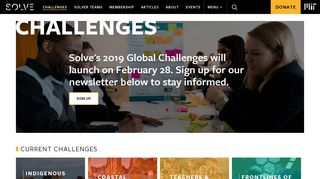 
                            8. Challenges | MIT - Solve - Global Challenge Portal