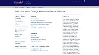 
                            7. Change Healthcare Dental Network - Emdeon Office Portal
