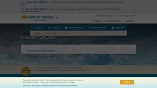 
                            2. Change Password - Vietnam Airlines - Mail Portal Vietnam Airlines