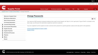 
                            4. Change Passwords - Cummins - Cummins Cqms Login