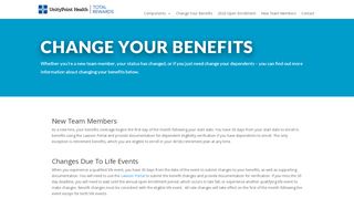 
                            8. Change Your Benefits - UnityPoint Health Total Rewards - Unitypoint Lawson Portal