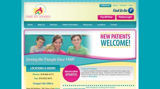 
                            3. Chapel Hill Pediatrics - Chapel Hill Pediatrics Patient Portal