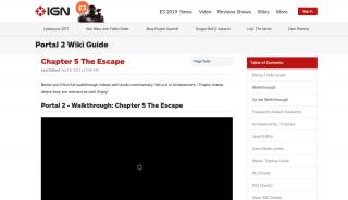 
                            4. Chapter 5 The Escape - Portal 2 Wiki Guide - IGN - Portal 2 Chapter 5