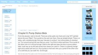 
                            1. Chapter 6: Pump Station Beta - Portal 2 Walkthrough - Thonky.com - Portal 2 Beta Pump Station