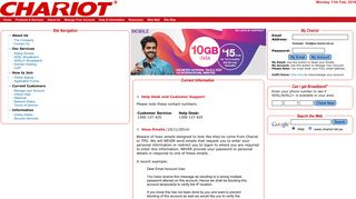 
                            16. Chariot - Home - Tpg My Account Portal