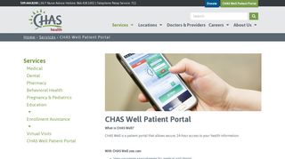 
                            1. CHAS Well Patient Portal | CHAS Health - Chas Patient Portal