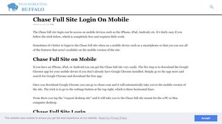 
                            6. Chase Full Site Login On Mobile | TMB - Tech Marketing Buffalo - Chase Desktop Portal Iphone