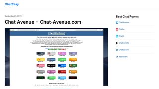 
                            5. Chat Avenue - Chat-Avenue.com - ChatEasy - Chat Avenue Portal