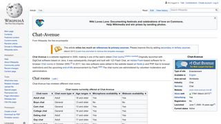 
                            2. Chat-Avenue - Wikipedia