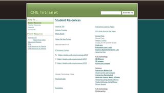
                            6. CHE Intranet - Google Sites - Portal Url Https Www Splashmath Com Students