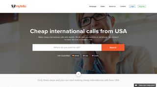 Cheap international calls from the USA - mytello.com - Mytello Portal