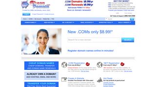 
                            3. CheapDomain.com $1.99 Cheap Domain Registration