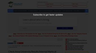 
                            6. Check Anna University Results/Internal Marks at coe1 ... - Anna University Student Portal Portal