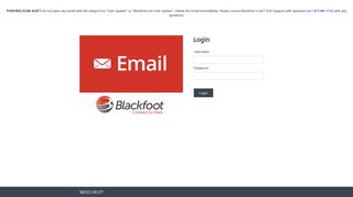 
                            3. Check Email - Web Mail - Blackfoot Communications - Blackfoot Login