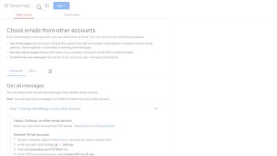 
                            7. Check emails from other accounts - Computer - Gmail Help