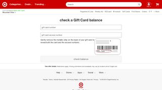 
                            6. Check Gift Card Balance : Target - Target Gift Card Account Portal