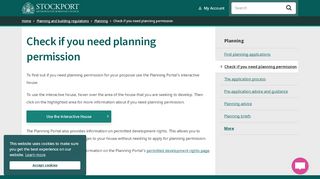 
                            3. Check if you need planning permission - Stockport Council - Stockport Planning Portal