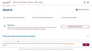 
                            8. Check-in - Eurowings - My Eurowings Portal