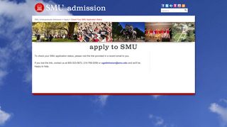 
                            4. Check Your SMU Application Status - Admissions - SMU - Smu Self Service Portal