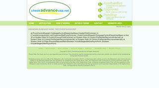 
                            1. CheckAdvanceUSA.net - Check Advance Usa Login