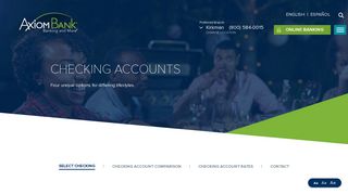 
                            6. Checking Accounts | Flexible Checking Options | Axiom Bank - Axiom Bank Account Portal