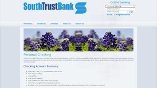 
                            5. Checking - SouthTrust Bank (George West, TX) - Southtrust Bank Portal