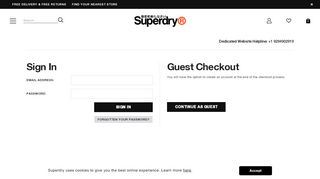 
                            2. Checkout - Superdry - Superdry Dryve Login