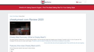 
                            5. cheekymeet.com Review 2020 | Perfect or Scam? - Perfect.is - Cheekymeet Portal
