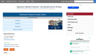 
                            6. Chemcel Federal Credit Union - Kingsville, TX at 1901 South ... - Chemcel Federal Credit Union Portal