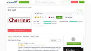
                            4. CHERRINET Reviews | Broadband | Wireless | Ratings - Cherrinet Login