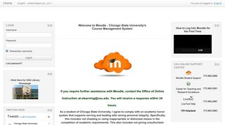 
                            2. Chicago State University - Csu Moodle Portal