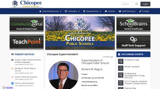 Chicopee Public Schools: Home - Schoolbrains Student Login
