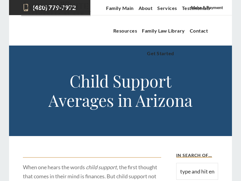 
                            9. Child Support Averages in Arizona · JacksonWhite Law