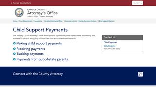 Child Support Payments | Ramsey County - Mn Child Support Employer Portal