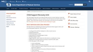 
                            4. Child Support Recovery Unit | Iowa Department of Human ... - Child Support Recovery Iowa Portal