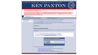
                            4. Child Support - Texas Attorney General's Office - Office Of The Attorney General Custodial Parent Portal