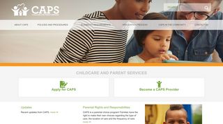 
                            2. Childcare and Parent Services (CAPS) - Gacaps Login