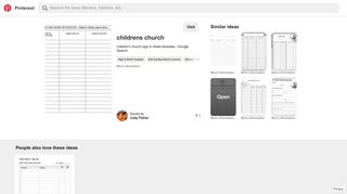 
                            16. children's church sign in sheet template - Google Search ... - Kidssundayschool Com Portal