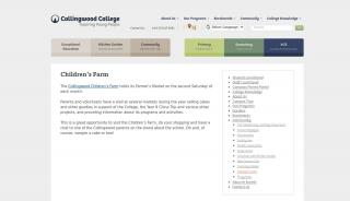 
                            7. Children's Farm | Collingwood College - Collingwood College Parent Portal