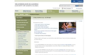
                            5. Child/Spousal Support - Superior Court of California - Santa Clara County Child Support Portal