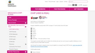 
                            8. CHIP Insurance & Benefits (HMO & RSA) | Superior HealthPlan - Www Superiorhealthplan Com Portal