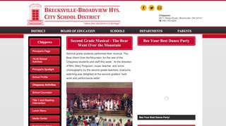 
                            2. Chippewa Activities - bbhcsd - Chippewa Brecksville Portal Page