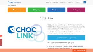
                            5. CHOC Link - CHOC Children's - Choc Volunteer Portal